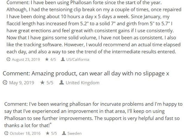 Phallosan forte testimonials