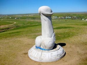 large dick made from rock